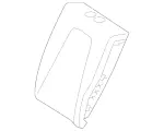 1189204000 - Rear Seat Bench: Padding, Rr Seat Backrest for Mercedes-Benz Image