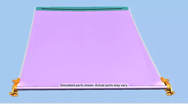 23298176 - : Light Titanium Sun Visor for Buick: LaCrosse Image