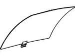 4G7Z6321411AA - : Glass for Ford Image