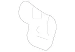 2307580727 - : Rear Plate for Mercedes-Benz Image
