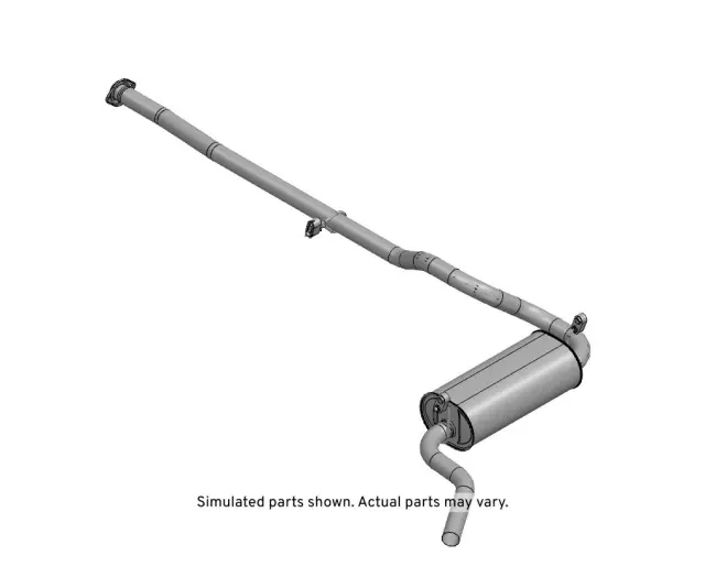 84808046 - : Exhaust Muffler with Exhaust Pipe for GM Image