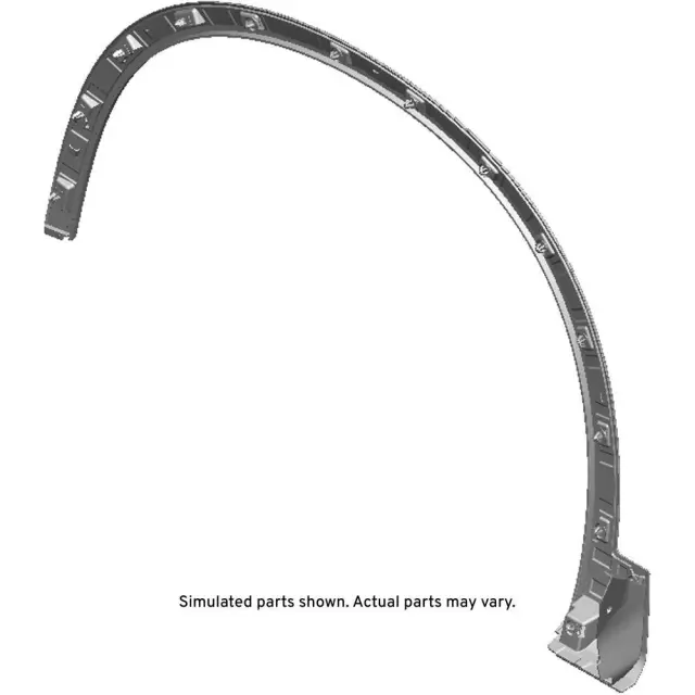 84764040 - : Front Passenger Side Wheel Opening Molding for Cadillac: XT6 Image