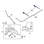 PJ6Z17603A - Body: Washer Nozzle for Ford: Escape Image