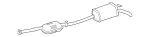 210490552164 - Exhaust: Muffler &amp; Pipe for Mercedes-Benz Image