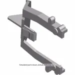 25756988 - : Body Hinge Pillar Upper Baffle for GM Image