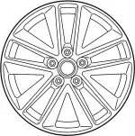 D0C004GC3A - : Wheel, Alloy for Infiniti Image
