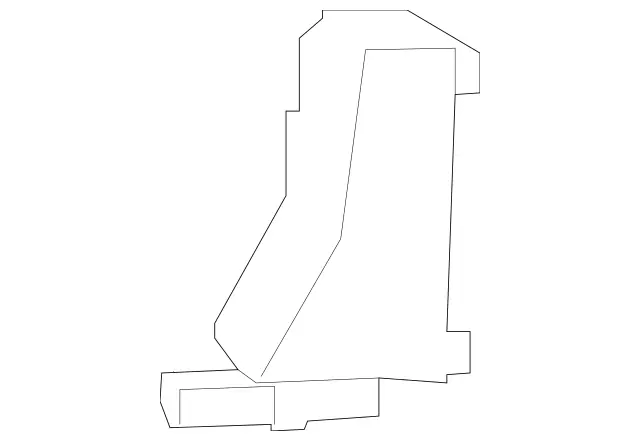 2057250700 - Driver Door: Impact Absorber for Mercedes-Benz: C350e, C400, C450 AMG, C63 AMG Image image