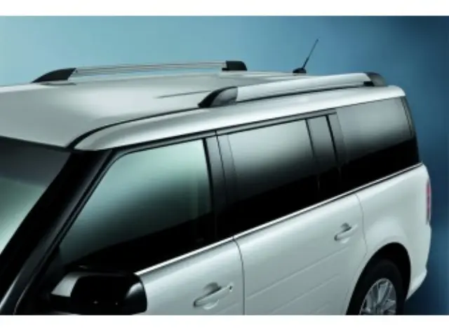 DA8Z7455100BA - Cargo Management: Roof Rails, Silver Side Rails for Ford: Flex Image