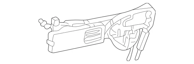 2037600934 - Body: Handle Base for Mercedes-Benz Image