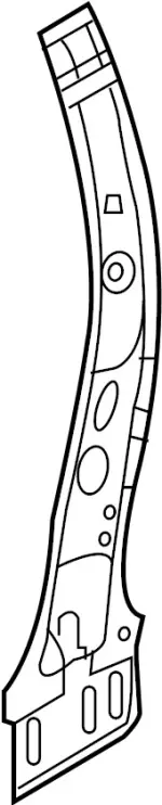 765311BA0A - Body: Inner Center Pillar for INFINITI: EX35, EX37, QX50 Image