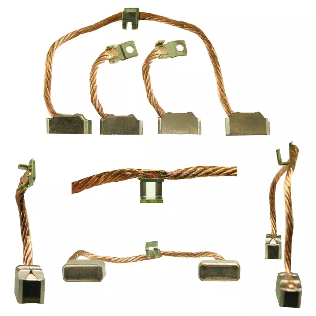F759 - Electrical, Charging and Starting: Starter Brush for Ford: Aerostar, Bronco, Bronco II, Country Squire, E-150 Econoline, E-150 Econoline Club Wagon, E-250 Econoline, E-250 Econoline Club Wagon, E-350 Econoline, E-350 Econoline Club Wagon, Escort, EXP, Explorer, F-150, F-250, F-350, LTD, LTD Crown Victoria, Mustang, Ranger, Taurus, Tempo, Thunderbird | Lincoln: Continental, Mark VII, Town Car | Mercury: Capri, Colony Park, Cougar, Grand Marquis, Lynx, Marquis, Sable, Topaz, Tracer Image