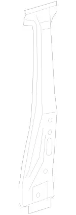 2466301700 - Side Panels: B-Pillar for Mercedes-Benz Image