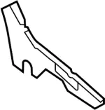 6632351L00 - Body: Cowl Top Panel Extension for INFINITI: M30 Image