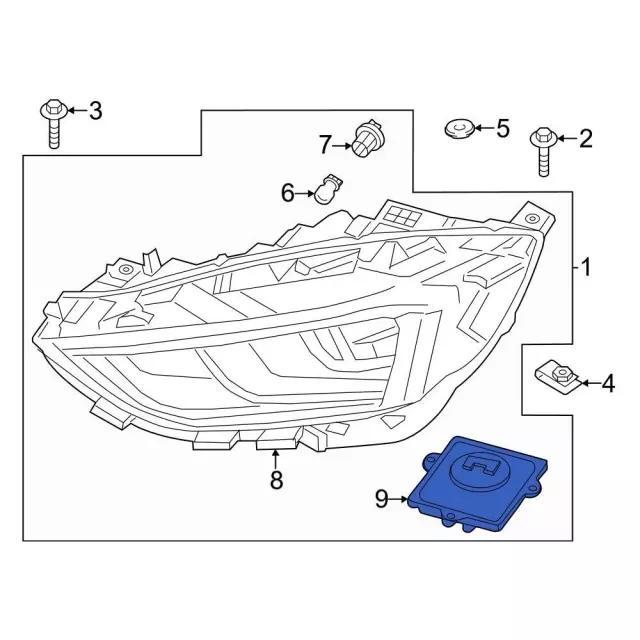 KT4Z13C788C - Electrical: Control Module for Ford: Edge Image