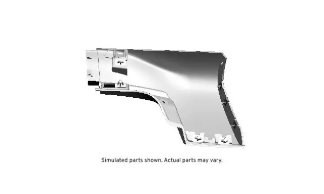 25895223 - Body: Rear Rocker Molding for GM Image