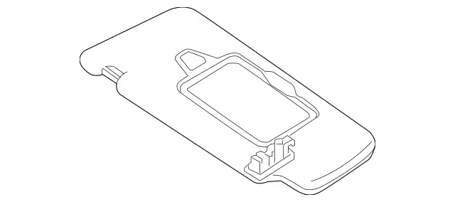 2228109300 - Covering and Lining: Sun Visor for Mercedes-Benz: AMG GT 43, AMG GT 53, AMG GT 63, AMG GT 63 S, AMG GT 63 S E Performance, CLS450, CLS53 AMG, E300, E350, E43 AMG, E53 AMG, E63 AMG S, Maybach S550, Maybach S560, Maybach S600, Maybach S650, S450, S550, S550e, S560, S600, S63 AMG, S65 AMG Image image