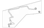1675003201 - : Transmission Oil Cooler Line for Mercedes-Benz Image