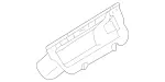 16368001919B96 - Body: Glove Box for Mercedes-Benz Image