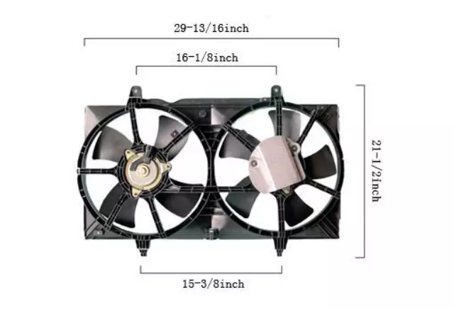 6029137 - : Agility Dual Radiator and Condenser Fan Assembly for Agility Image
