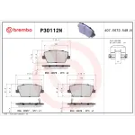 P30112N - : PRIME Ceramic Brake Pad Set for Brembo Image