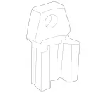 25450240 - : Holder for Mercedes-Benz Image