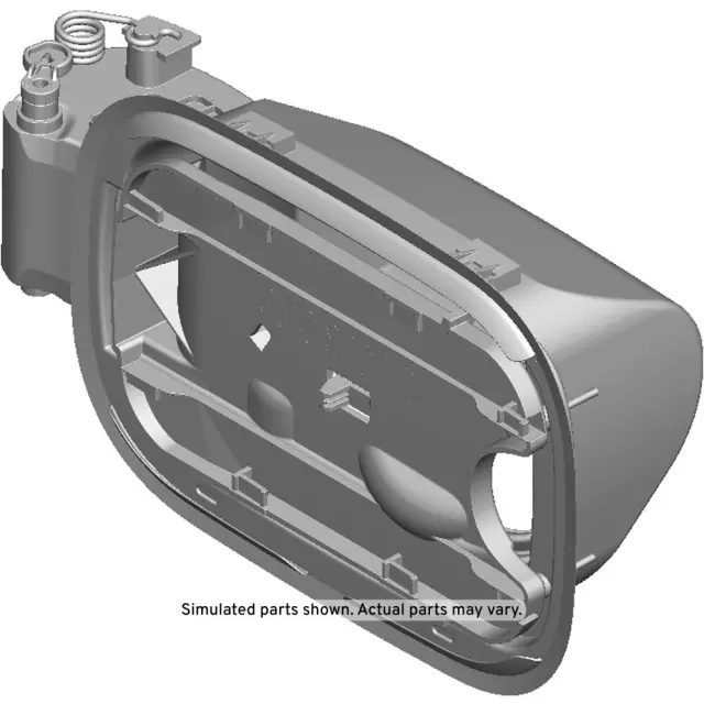 84749792 - : Fuel Tank Filler Pipe Housing for GMC: Sierra 2500 HD, Sierra 3500 HD Image