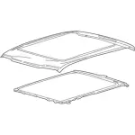 JL3Z1650202B - Body: Roof Panel for Ford: F-150 Image