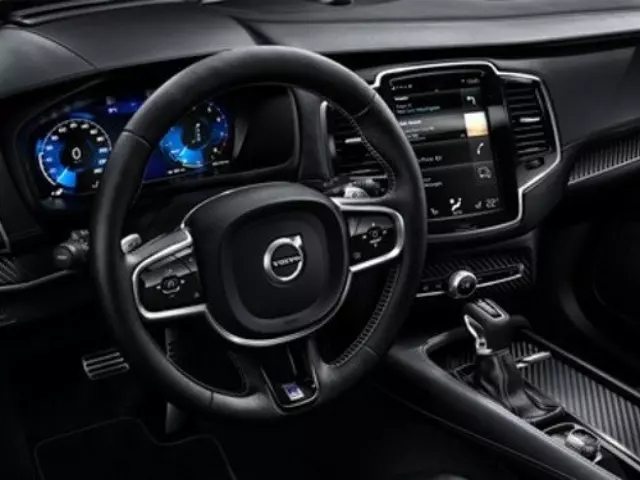 39842117 - Interior: Steering Wheel - R-Design Sport Leather for Volvo: S90, V90, V90 Cross Country, XC90 Image