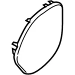 FA1Z18979AF - Body: Speaker Grille for Lincoln: MKX Image