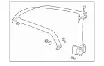 20886021858G75 - Electrical: Belt &amp; Retractor for Mercedes-Benz Image