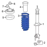 JL3Z5310N - Suspension: Coil Spring for Ford: F-150, F-150 Lightning Image