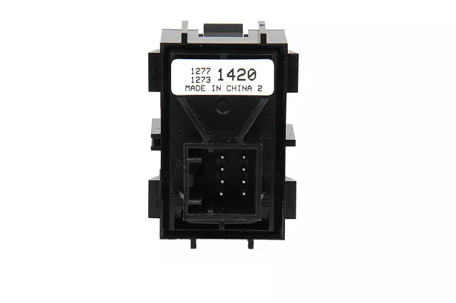 12771420 - : Jet Black and Ice Blue Parking Brake Switch for Buick: Regal | Chevrolet: Malibu Image