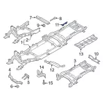LC3Z5L028B - Body: Side Plate for Ford: F-250 Super Duty, F-350 Super Duty Image