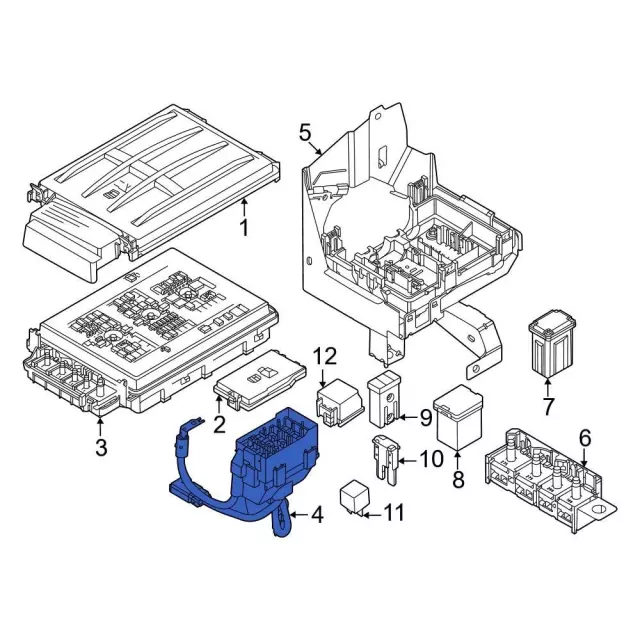 PC3Z14A303BB - Electrical: Fuse Box for Ford Image