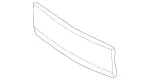1708851081 - Attachment Parts: License Plate Holder for Mercedes-Benz: SLK230, SLK320 Image