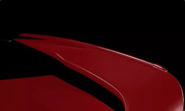 MZ575859EX - : Rear Spoiler Extension - Rally Red for Mitsubishi Image