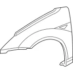 5S4Z16006AA - Body: Fender for Ford: Focus Image