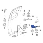 7C3Z2822635AA - Body: Cup for Ford: F-250 Super Duty, F-350 Super Duty Image