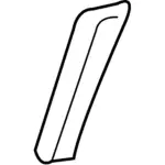 7L7Z4029077BPTM - : Lower Molding for Lincoln: Navigator Image