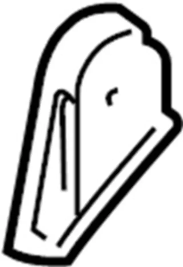 884061CB1A - Body: Hinge Cover for INFINITI: FX35, FX37, FX50, QX70 Image