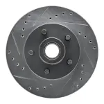 63154013L - : DFC Brake Rotor - Drilled and Slotted - Silver for DYNAMIC FRICTION Image