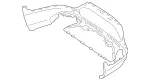 2538856702 - Detachable Parts: Trim, Bumper for Mercedes-Benz Image