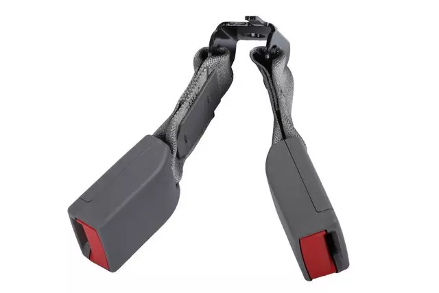 19332714 - : Medium Titanium Rear Seat Center Belt with Buckle for GM Image