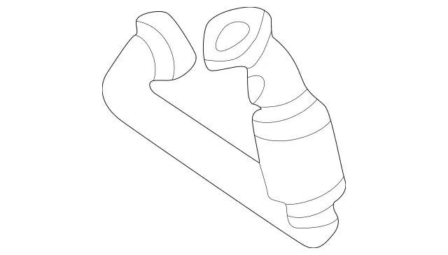 2024905220 - : Exchange Exhaust Gas Line for Mercedes-Benz: C280 Image