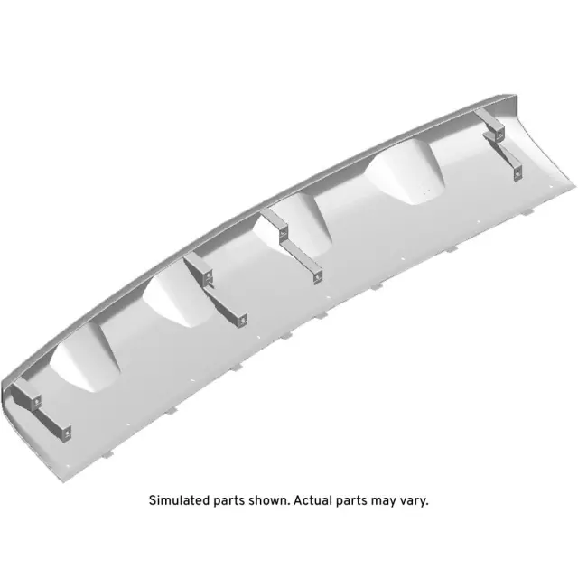 84603321 - : Black Front Center Lower Bumper Cover for Chevrolet: Silverado 2500 HD, Silverado 3500 HD Image