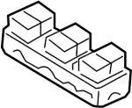 254111CA0B - Body: Window Switch for INFINITI: FX35, FX37, FX50, QX70 Image