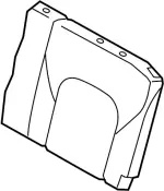 896501LF5B - : Seat Back Assembly for INFINITI: QX56 Image