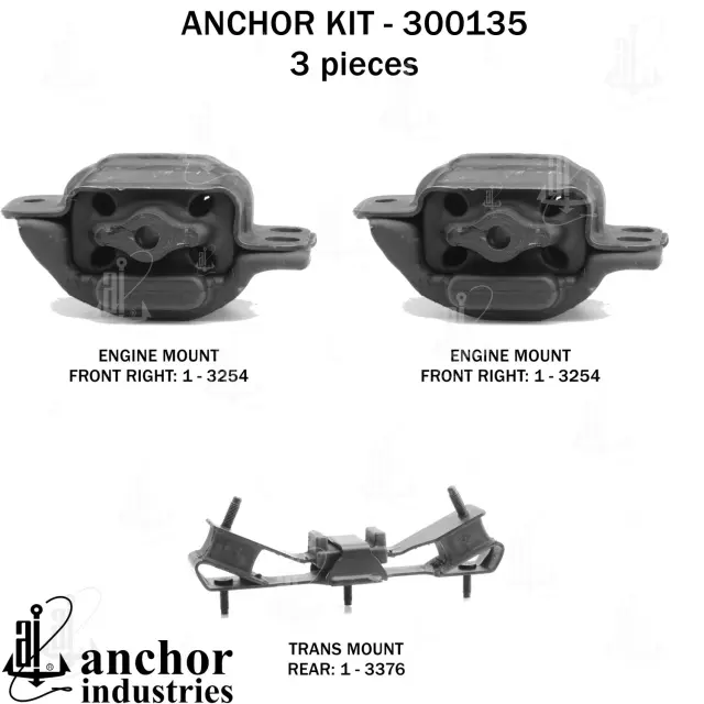 300135 - Engines &amp; Components: Anchor Engine Mount Kit for Anchor Image