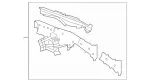 2176303601 - Body: Upper Reinforced for Mercedes-Benz Image