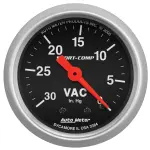 3384 - : GAUGE, VACUUM, 2 1/16", 30INHG, MECHANICAL, SPORT-COMP for AutoMeter Image